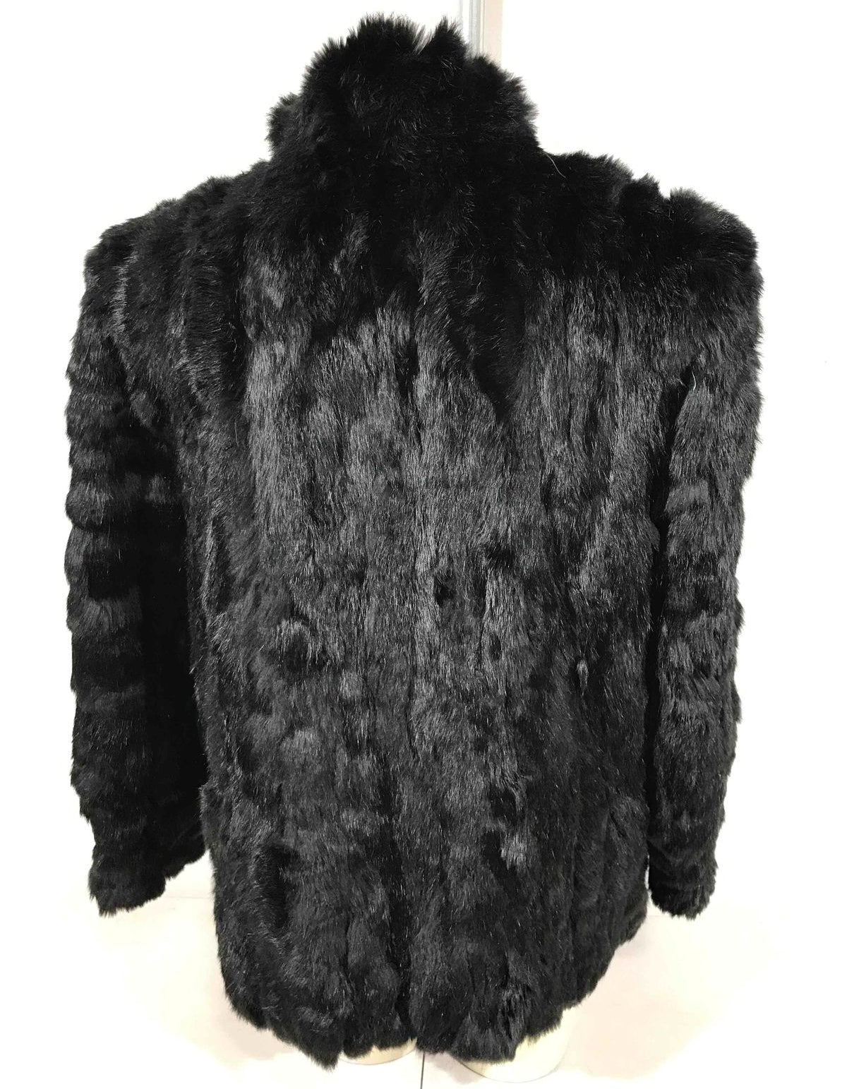 SOMEREST FURS LUXURIOUS RABBIT HIP LENGTH FUR WOMEN’S JACKET Size L